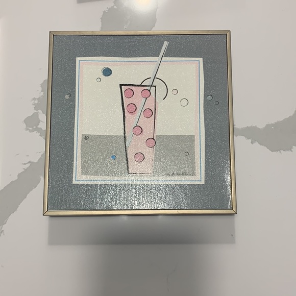 Three  prints 9.5”x9.5” including frame. - Picture 4 of 6